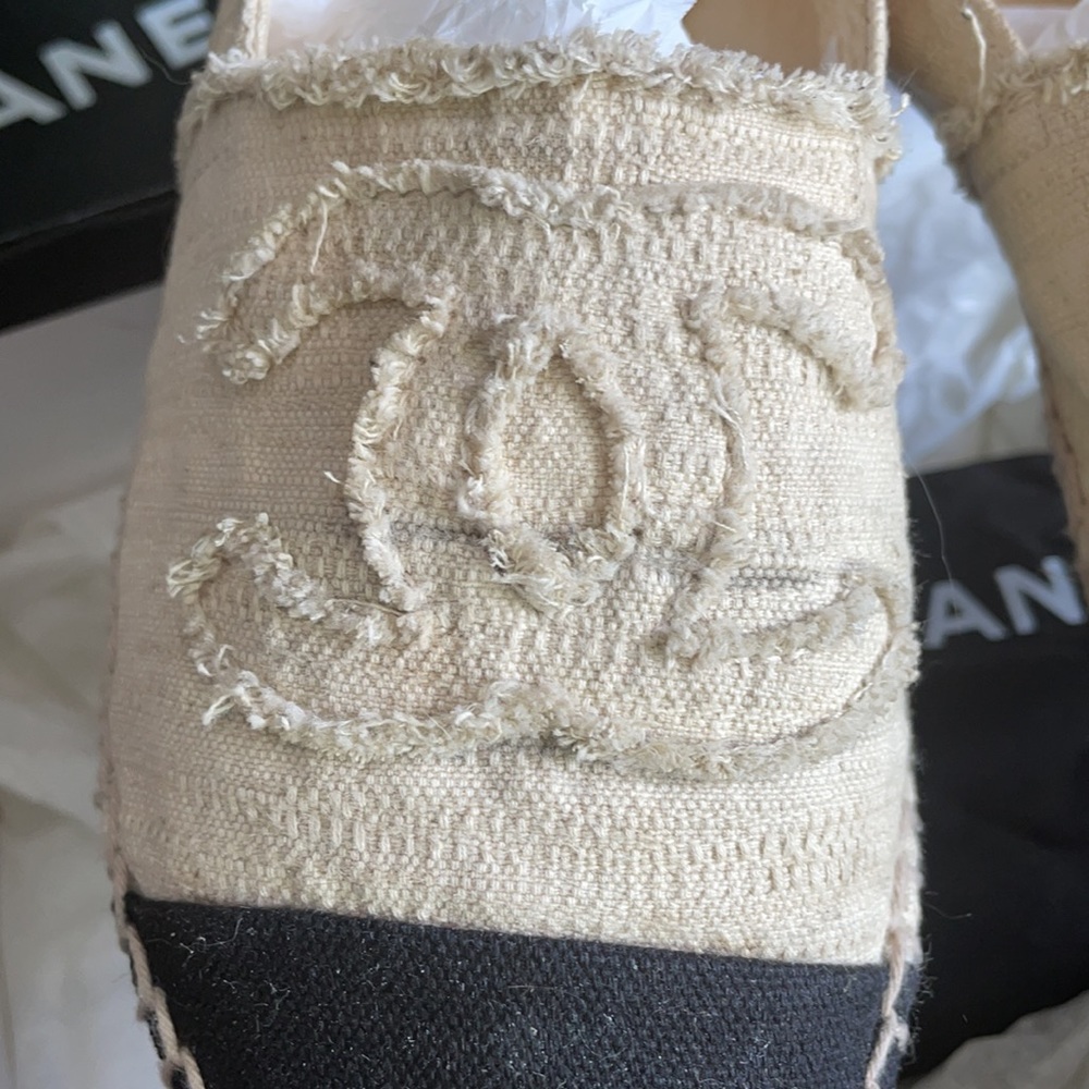 🖤Chanel canvas espadrilles 38🤍 - Picture 16 of 17